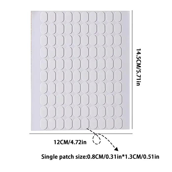 Ruban adhésif Double face Transparent sans trace pour faux ongles, présentoir, outils, bande de manu