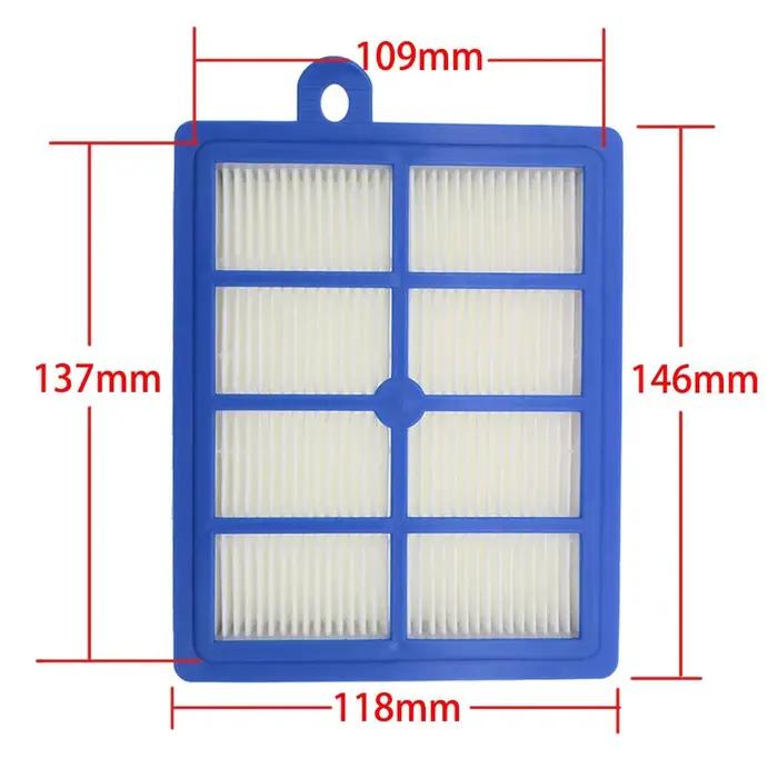 Filtre Hepa anti-poussière lavable H12 H13 + 2 pièces filtre en coton moteur pour Philips Electrolux