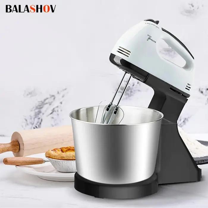 Mélangeur électrique sur socle 110V/220V, mélangeur alimentaire de cuisine, fouet à œufs de bureau,