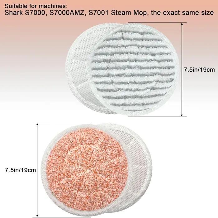 Tampons de vadrouille à vapeur pour Shark S7001 S8201 S8001 S7201 S7000 S7000AMZ S7001TGT série amél
