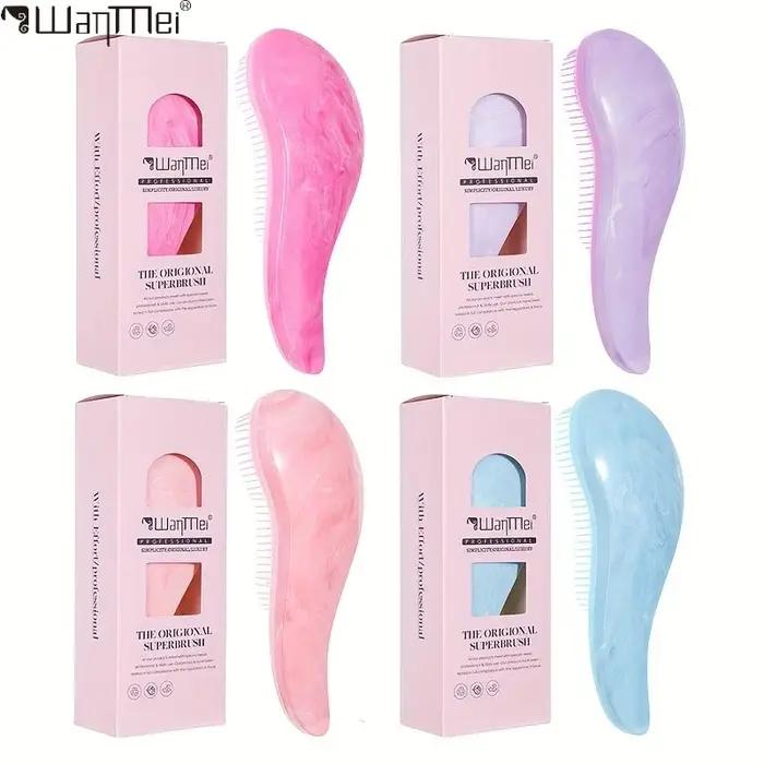 Brosse à cheveux démêlante, peigne de Massage du cuir chevelu doux, antistatique, brosse de toiletta