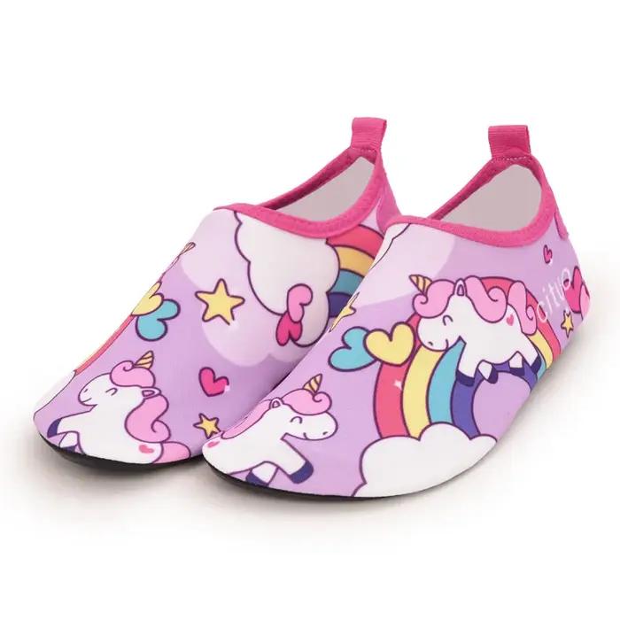 Chaussures d'eau pieds nus pour enfants, chaussures d'été légères pour enfants, pataugeoire, pêche e