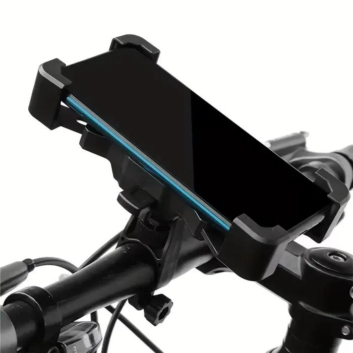 Support de téléphone réglable pour vélo, clip GPS rotatif à 360°, accessoire de cyclisme VTT, sports de vélo, pour navigation et sécurité en randonnée