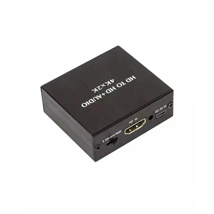Extracteur Audio vidéo 4K x 2K HDTV vers convertisseur Audio 3.5MM SPDIF optique TOSLINK adaptateur