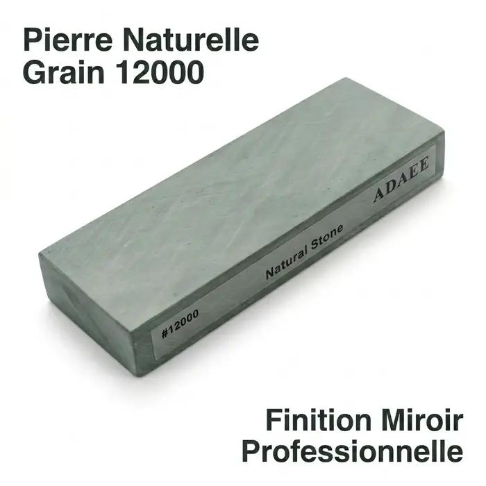 ADAEE Professionnel 12000 # Pierre à aiguiser naturelle de grande taille 200*75*29mm