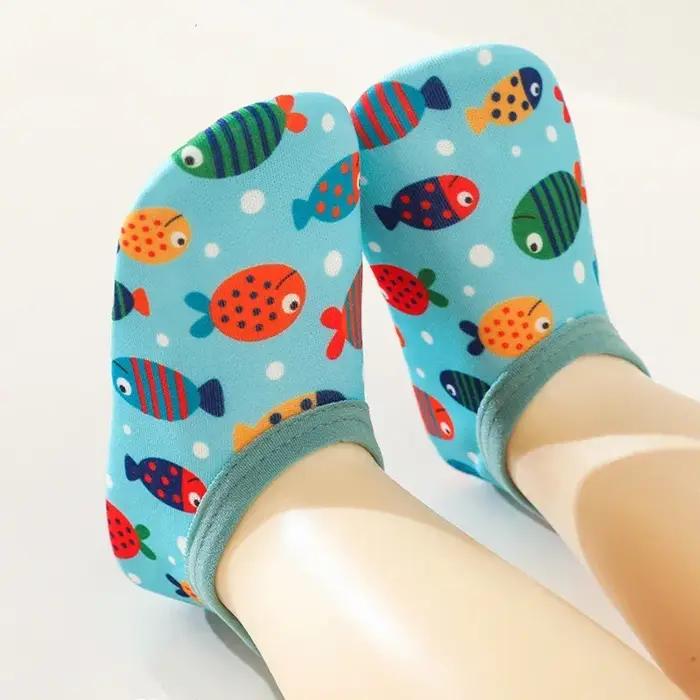 Enfants natation Surf sport baskets quatre saisons anti-dérapant Aqua natation chaussettes de sol bé