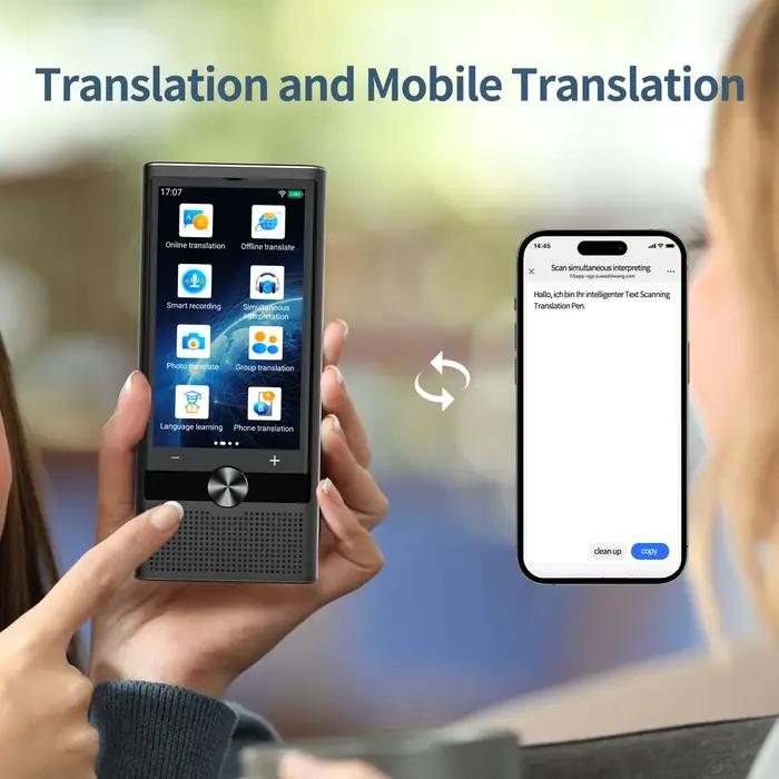 Appareil de traduction de langues, traduction de photos en temps réel, traducteur intelligent Portab