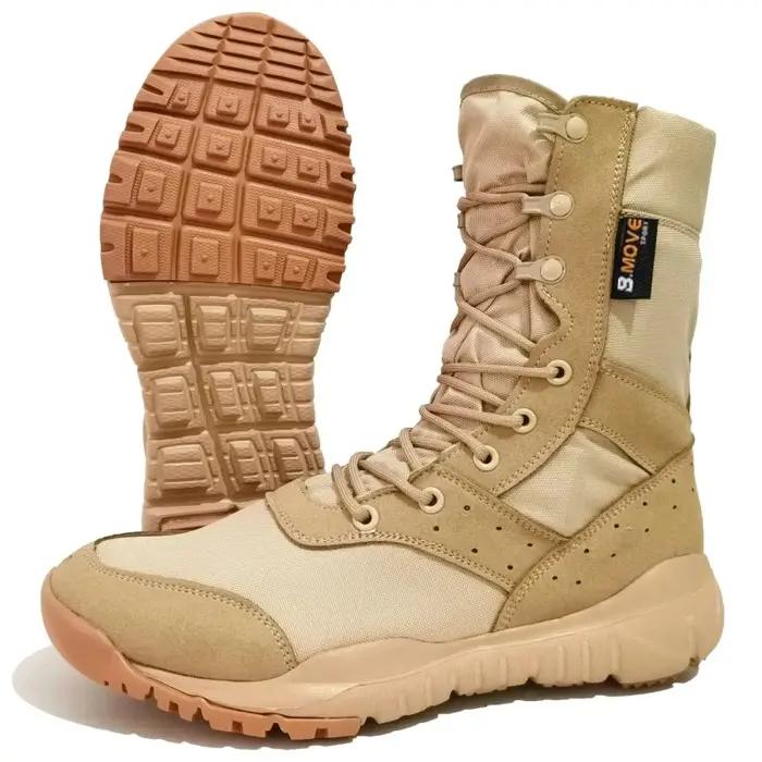 Bottes Militaires Ultra-Légères Homme Femme - Randonnée Désert Escalade Été