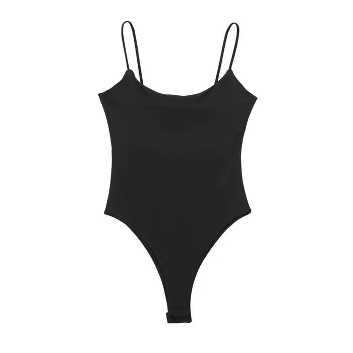 MUJER 2025 body moulant Sexy pour femmes blanc noir dos nu body femmes une pièce combinaisons pour f