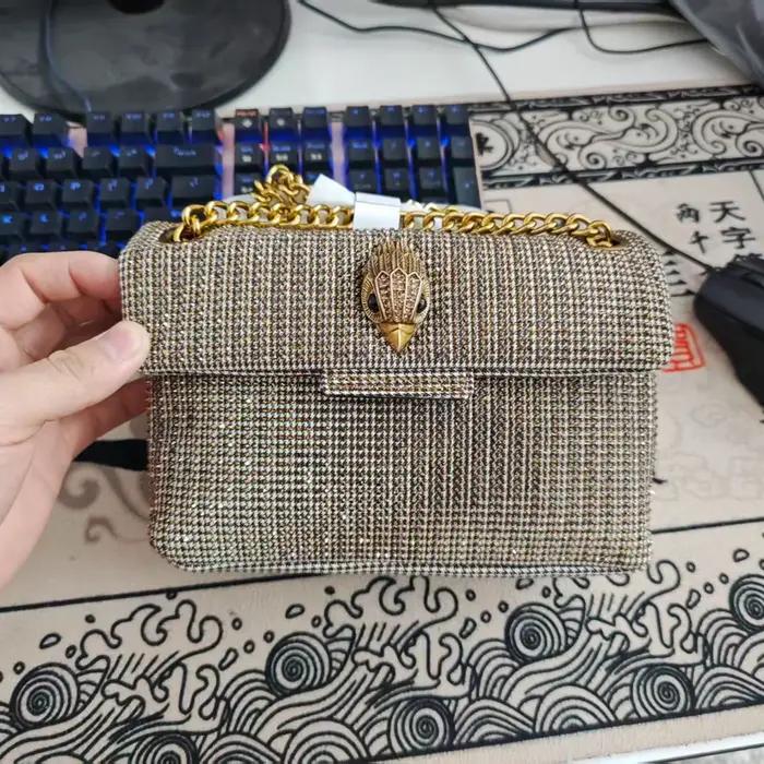 Nouveau Sac à Chaîne Tête d'Aigle pour Femme 2026, Sac Bandoulière Luxe Léger, Sac Carré Rétro Éléga