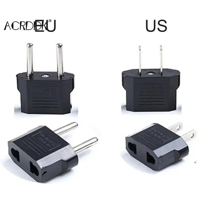 Adaptateur de Conversion 110V à 220V, 5 pièces, prises ue/US, adaptateur de voyage, convertisseur po