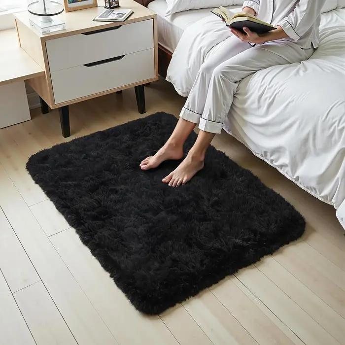 VIKAMA – tapis en peluche teint par nouage, décoration de salon, doux et moelleux, pour la maison, c