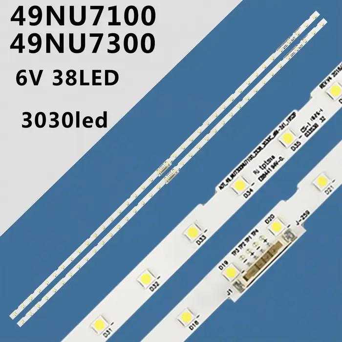 Bande de rétroéclairage LED UE49NU7100 49NU7300 UA49RU7300K BN96-45953A BN96-45953B AOT_49_NU7300_NU