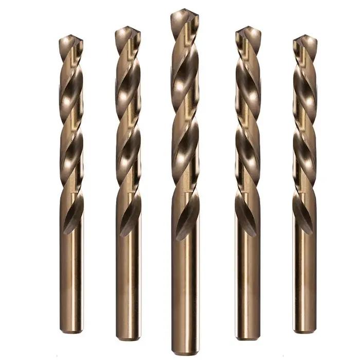 Foret hélicoïdal en Cobalt M35 de 0.6mm-25mm, forage métallique en acier rapide pour acier inoxydabl