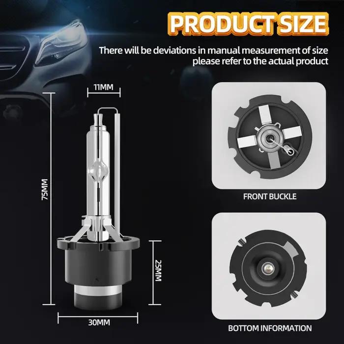Radsun 2 pièces D1S D2S D3S D4S phare au xénon HID ampoules de voiture 35W D1 D2 D3 D4 phare 4300K 6