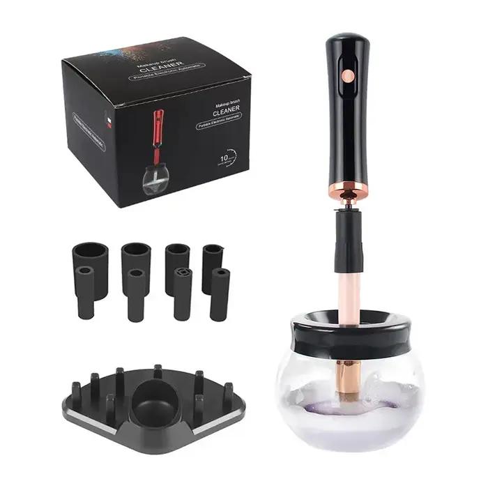 Machine de nettoyage et de séchage de pinceaux de maquillage, rotateur de brosse automatique, électr