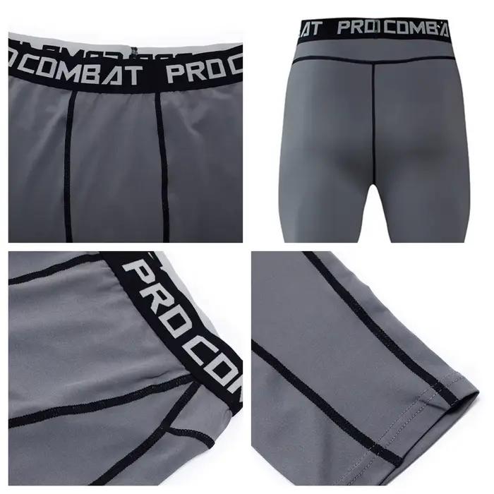 Hommes musculation Shorts Fitness entraînement entrejambe culotte de gymnastique mâle Muscle vivant