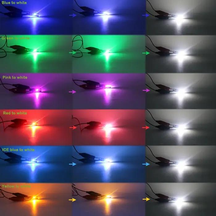 Lumière de lecture Canbus W5W T10 8smd 2835, 10 pièces, anti-erreur, ampoule de porte, Parking, bleu