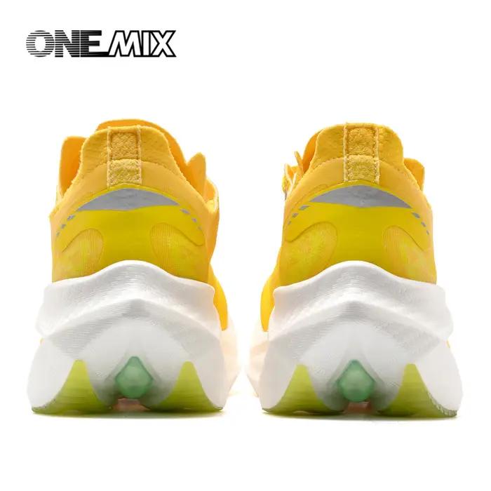ONEMIX Nouvelles chaussures de course professionnelles Marathon à plaque de carbone intégrale avec s