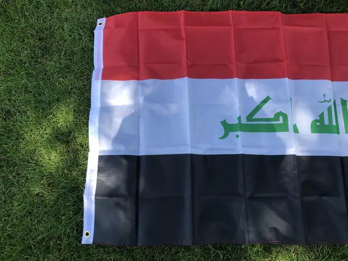 Drapeau SKY livraison gratuite drapeau irak Nation 90x150 cm 3 pieds x 5 pieds bannière en Polyester