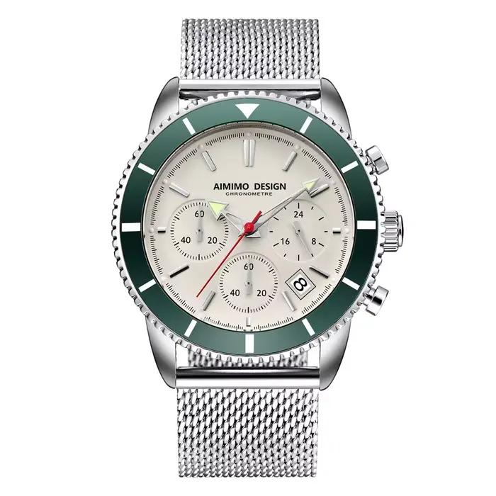 Montres pour hommes, analogiques, à quartz, chronographe, étanches, montres-bracelets pour hommes, m