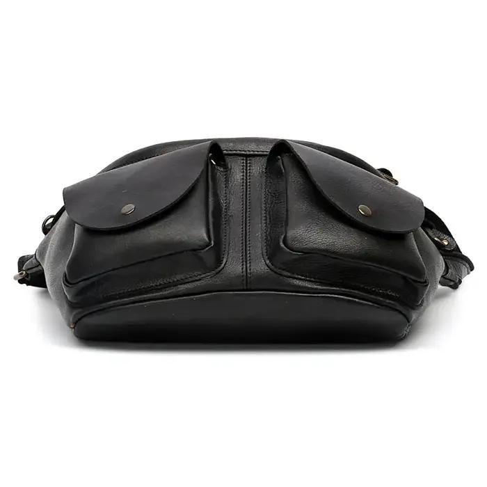 MAHEU-Grand sac de poitrine en cuir véritable pour hommes, sacs à bandoulière, sacs à bandoulière, s