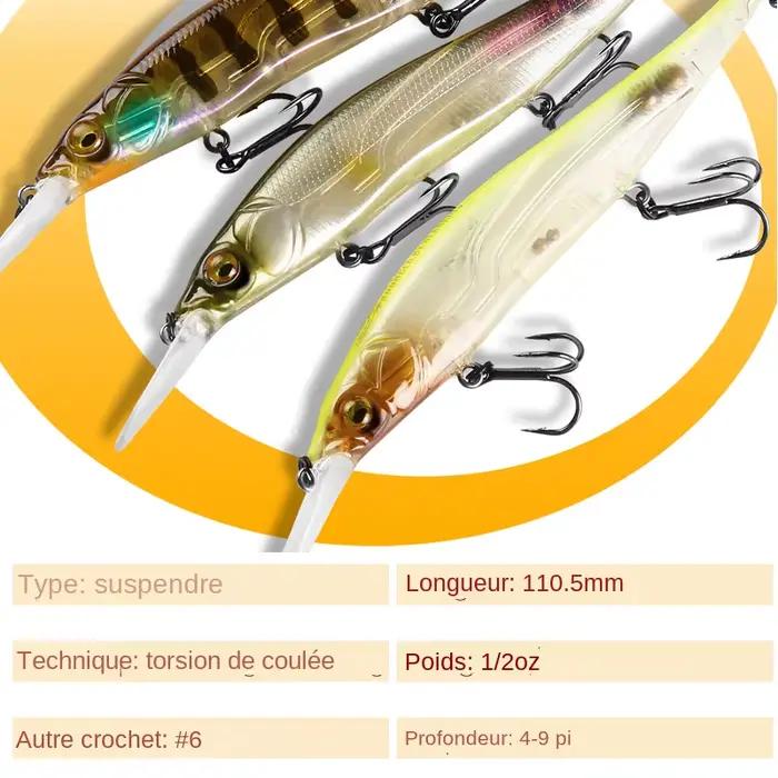 Bearking professionnel Wobbler 110mm 14g plongée 1.8m SP leurres de pêche appâts artificiels prédateur attirail jerkbait