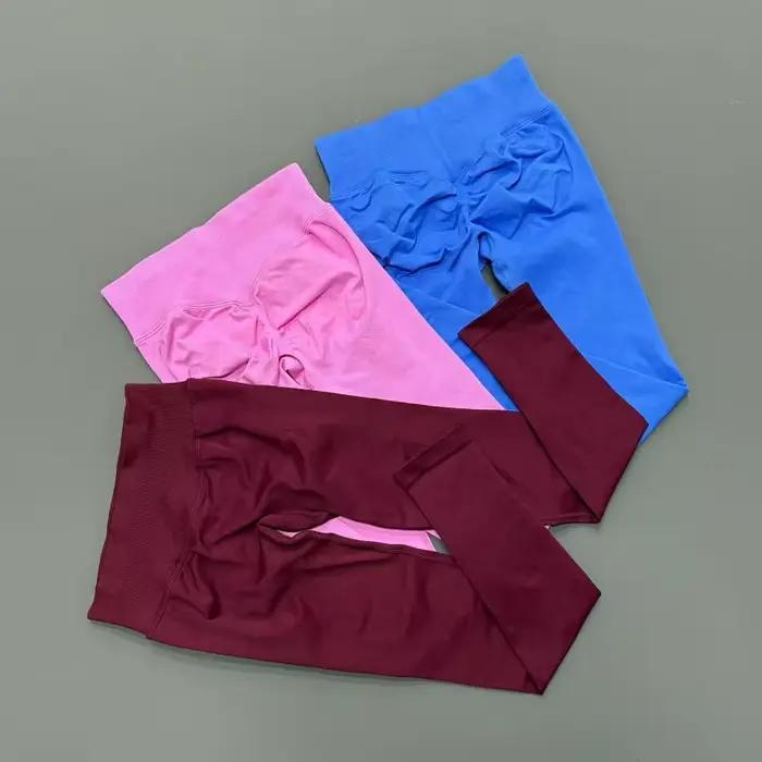 Leggings Histello sans couture pour femmes sportives activité yoga fitness course à pied occasionnellement élégants pour entrainement régulier