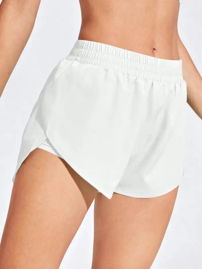 Shorts de yoga élastiques pour femmes - Leggings courts pour fitness, running et entraînement