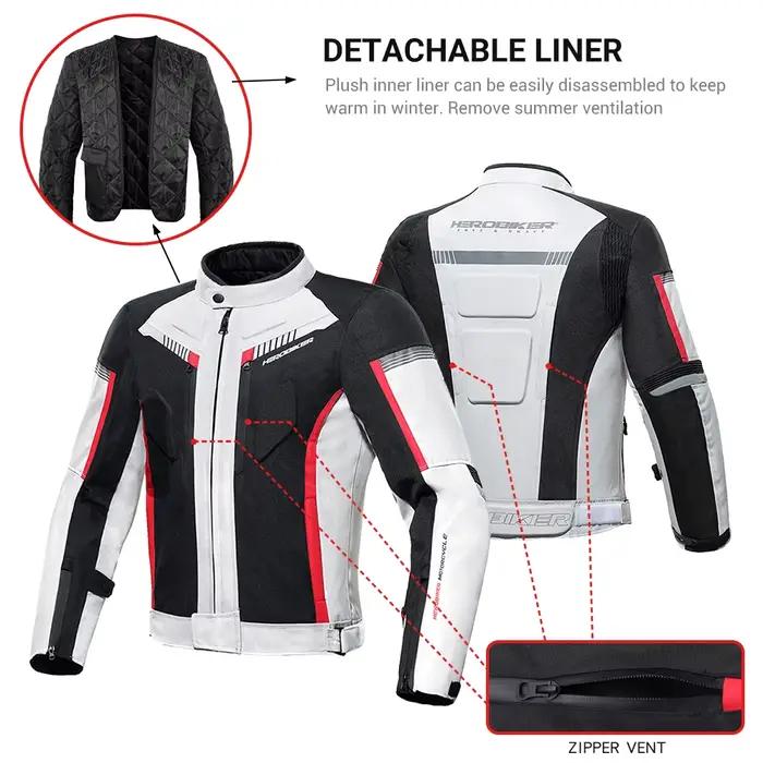 HEROBIKER veste de Moto imperméable homme veste de course pantalon de Moto portable vêtements de Mot