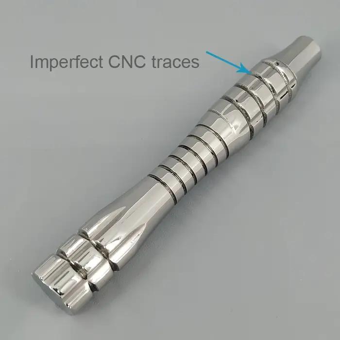 Poignée de rasoir de sécurité en acier inoxydable Dscosmetic Spiral 316 pour rasoir de sécurité