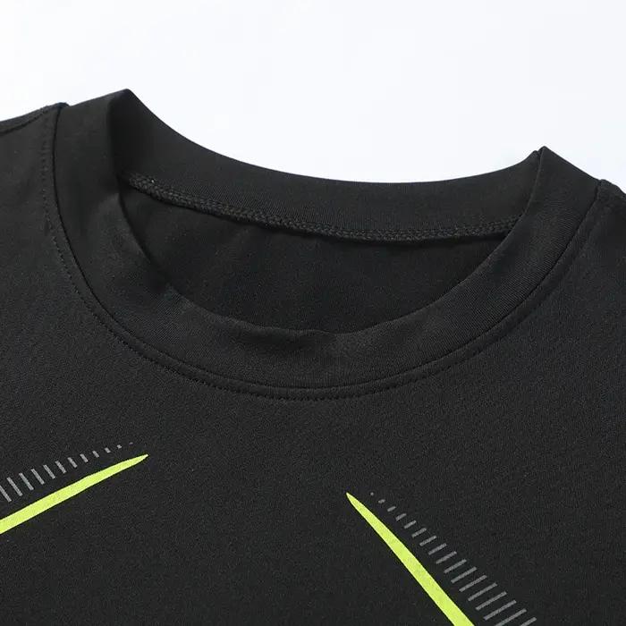 Chemise compression homme sport - Haut fitness séchage rapide manches courtes pour entraînement