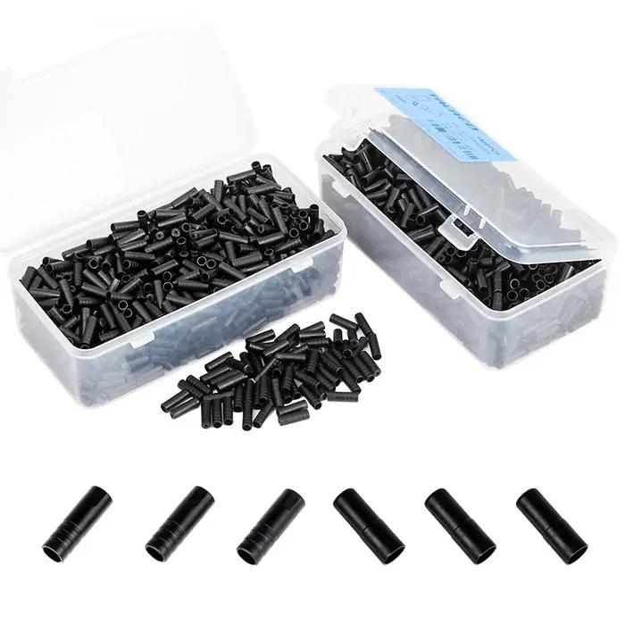 1000 pièces/boîte route vtt vélo 4mm 5mm vélo dérailleur changement de frein câble embout couvercle