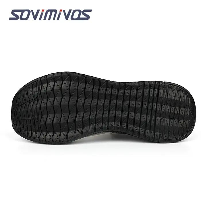 Chaussures de marche légères enfiler hommes femmes - Baskets tennis mousse mémoire confortables sport