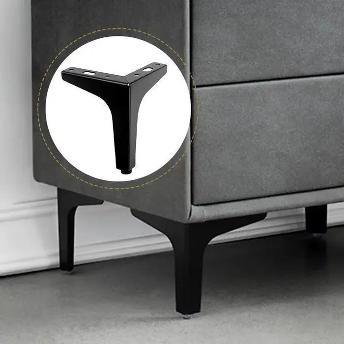 4 pièces 15cm pieds de Table basse en métal moderne pour meubles pieds de canapé lit chaise bureau c