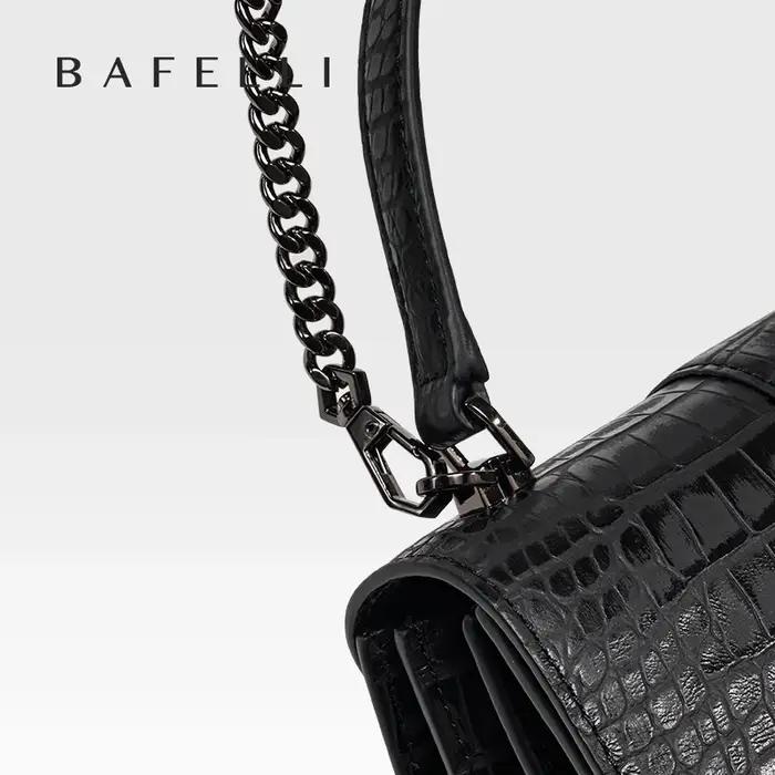 2025 nouveau sac à main femme BAFELLI sacs en cuir véritable pour femmes marque de créateur de luxe