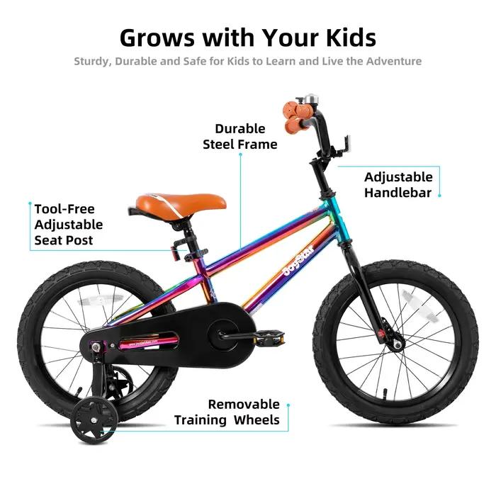 YSTAR-Vélo de style BMX pour enfants avec roues d'entraînement, chaîne US Warehouse, garçons et fill