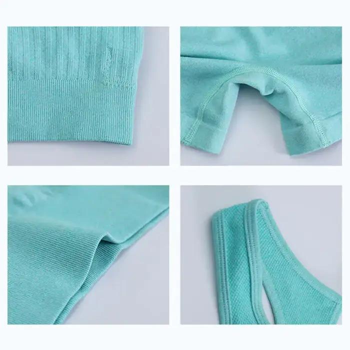 Ensemble de shorts de yoga taille haute pour femmes, collants de fitness, lifting des fesses, entraî