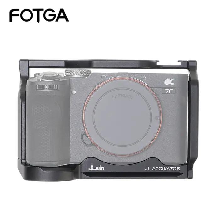 FOTGA Cage de caméra pour Sony A7CII A7CR A7C2 Cage de lapin plate-forme de caméra vidéo accessoire