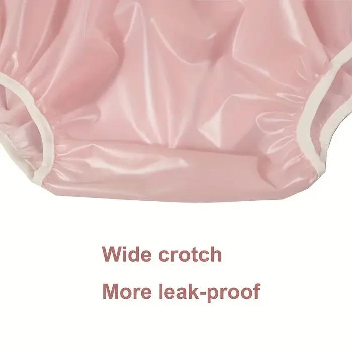 Culotte réutilisable en plastique pour bébé et adulte, couvre-couche, culotte