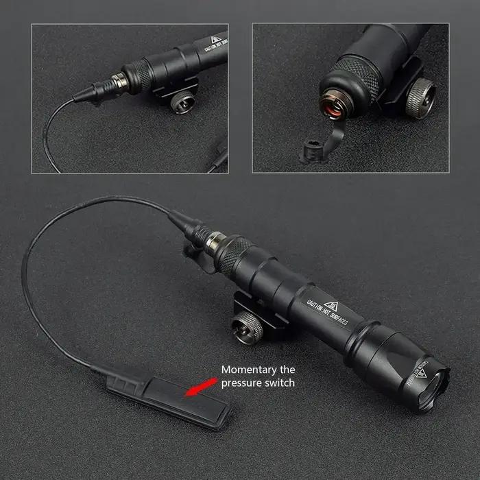 Surefir lampe de poche tactique M300 M600 M600C Scout lumière avec double fonction pressostat 600 Lu