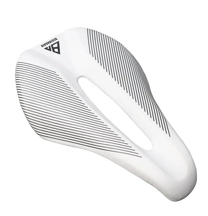 Selle de vélo pour femmes, large selle de vélo de route creuse et respirante pour le cyclisme, siège de course, coussin de sport de montagne