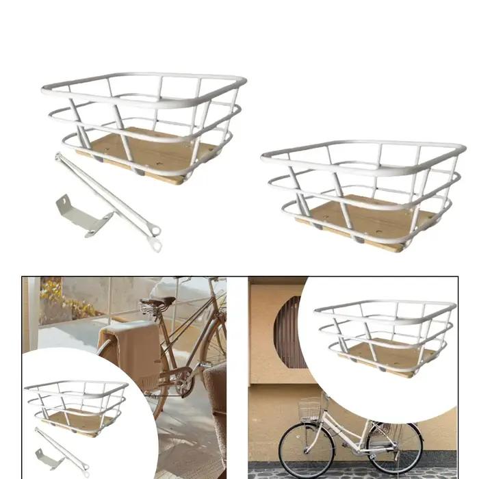 Panier avant de vélo support de chargement facile à assembler tendance panier de vélo pour équitation sorties randonnées urbaines cadeau occasions spéciales