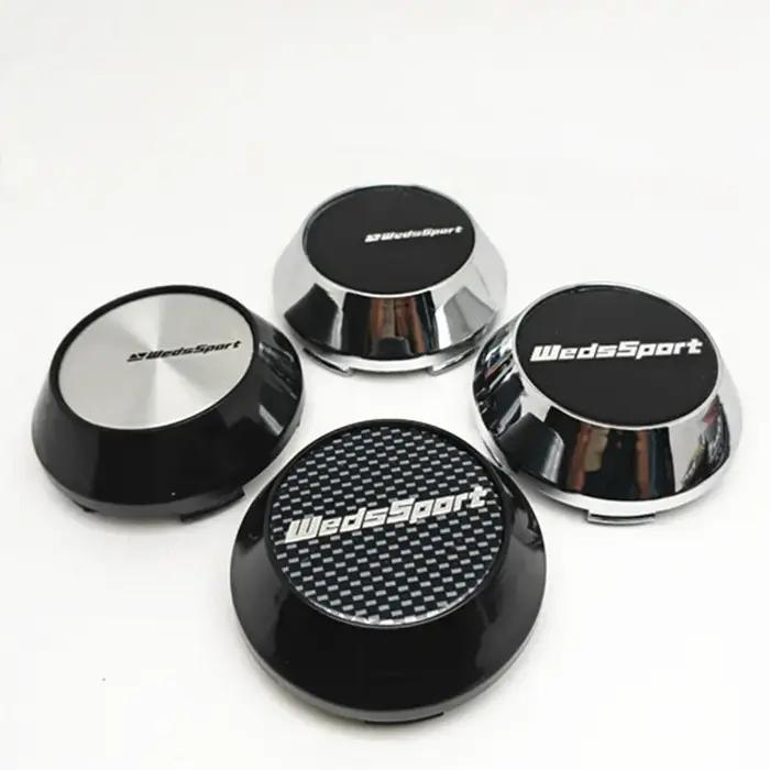 Centre de roue WedsSport 65mm, 4 pièces, capuchons de moyeu, Logo de Sport, emblème, Badge, couvertu