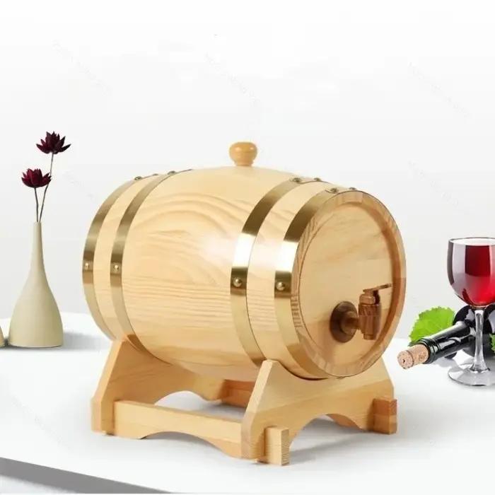 Fût de brassage de bière vintage en bois de chêne, baril à vin pour whisky, rhum, porto, baril décor