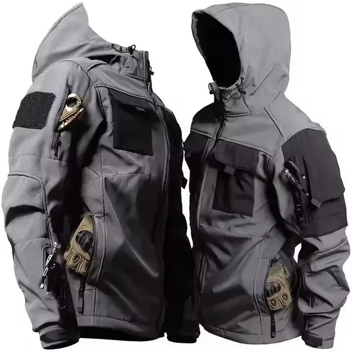 Vestes tactiques militaires pour hommes, nouvelle collection automne-hiver, coque souple, imperméabl