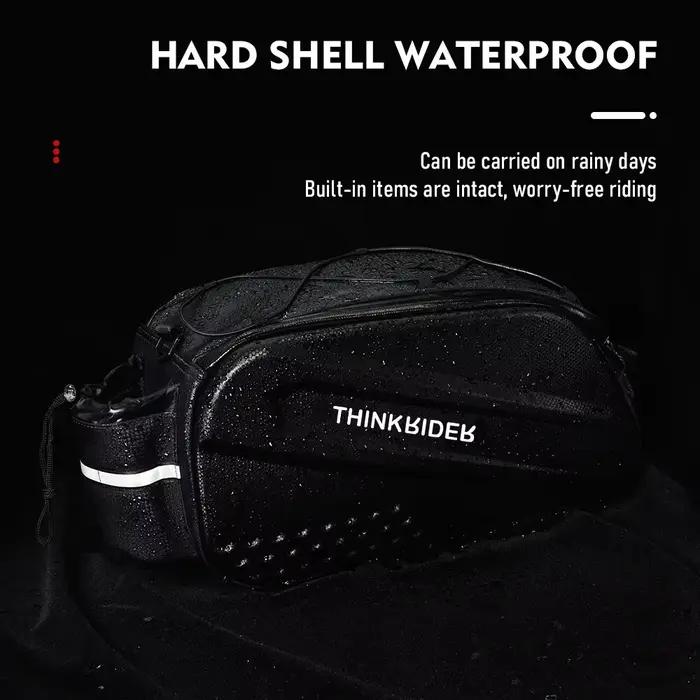 ThinkRider Vélo Dur Shell Tear Punch Sac, 14L grande capacité Punch Sac, Anti-Splash Matériel, avec