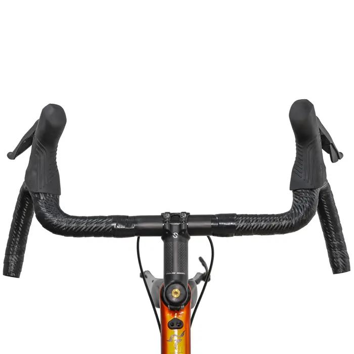 Guidon de gravier en carbone grande barre évasée vélo de route cyclocross 400 420 440mm 30 degrés offert ruban de guidon occasion spéciale