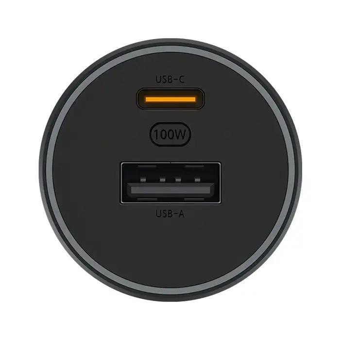 Chargeur de voiture d'origine Xiaomi 100W double Port Charge rapide sans fil Mi chargeur de voiture