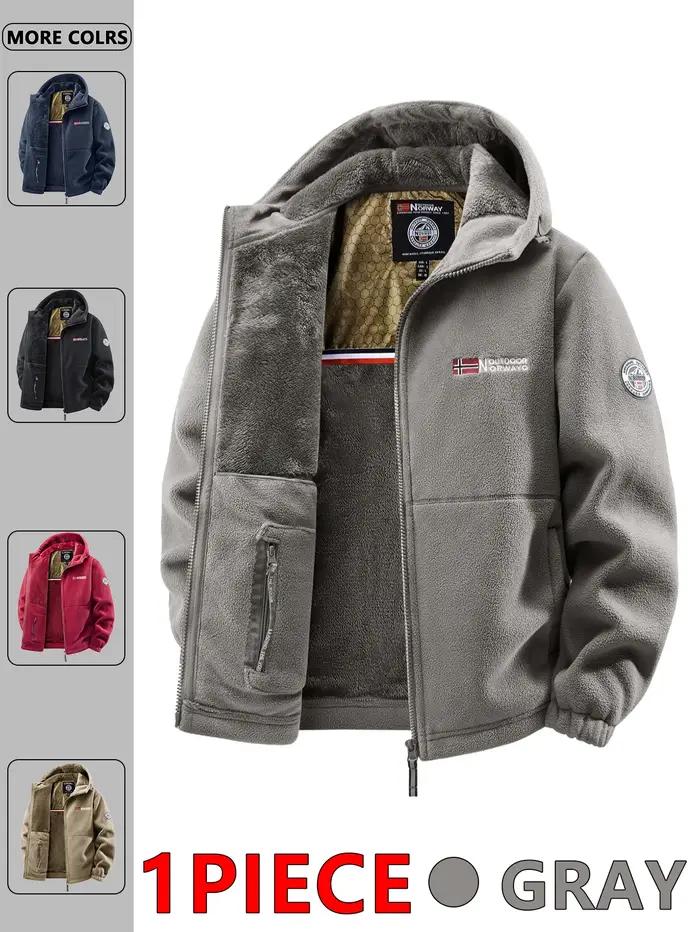 Veste à capuche d'extérieur d'automne et d'hiver pour hommes, adaptée à un usage quotidien à la mais